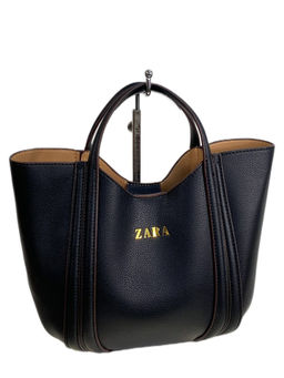 Женская сумка из искусственной кожи, цвет черный