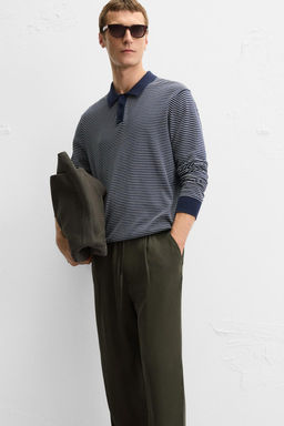 RELAXED FIT LYOCELL TROUSERS - Zara фото 16