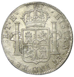8 реалов 1806 года Испанская Мексика