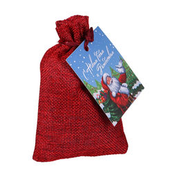 Чай чёрный в холщовом мешке С новым годом, 30 г