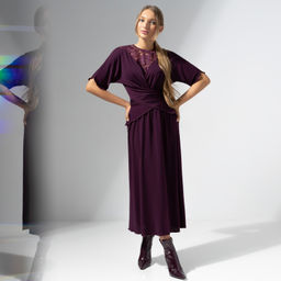 Костюм с юбкой с декоративными завязками на поясе Ручаюсь за успех (2 в 1 new)