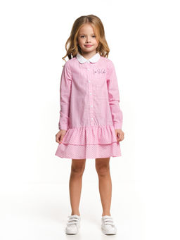 Платье в клетку UD 6117 розовый - Mini maxi фото 6