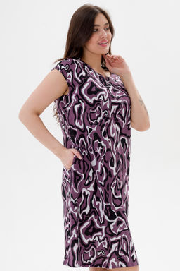 Платье женское из кулирки Стильное палитра лила - Амадэль фото 11