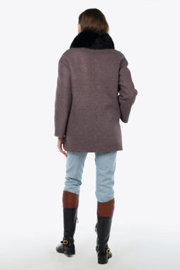 Мех натуральный (песец) Пальто утепленное Термофинн 100 г - El podio фото 5