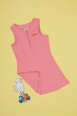 K_z _ocuk Pembe _rme Elbise Sepette S_rpriz _ndirim