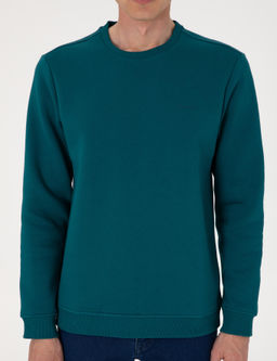 Z_mr_t 3 _plik Regular Fit __i Polarl_ Bisiklet Yaka Basic Sweatshirt