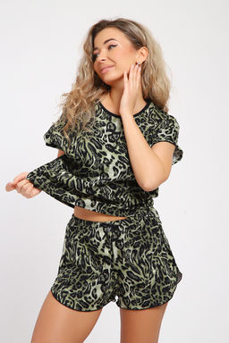 Пижама Натали футболка и шорты хлопок фото 42