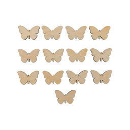 Заготовка для декорирования Mr. Carving БА-35 Мини-набор фанера 1.5 х 2.3 х 0.3 см 13 шт Бабочки