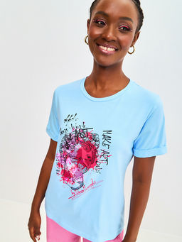 Футболка с принтом NEW