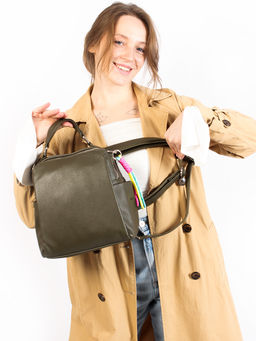 LACCOMA рюкзак Лилу-Y2005-оливковый эко кожа хлопок