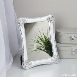 Зеркало настольное 15x20 / CZ-059S /уп 60/