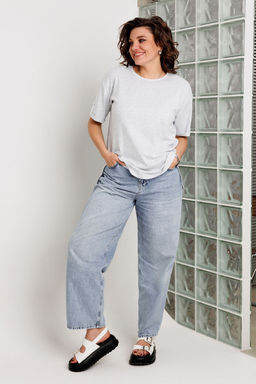 Футболка BegiModa 4163 Серый меланж  фото 5