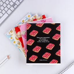 Цена за 3 шт. Тетрадь в клетку, 48 л., А5, на скрепке, блок №1 Паттерн МИКС - Artfox study фото 3