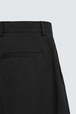 PANTAL?N CON LANA REGULAR FIT NON IRON / Negro - Zara фото 9