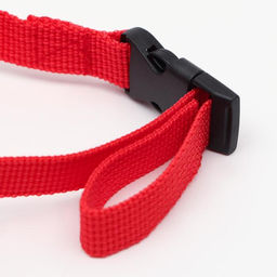 Намордник текстильный, размер 5 (длина по носу 5,5 см, обхват морды 24 см), микс цветов - Пижон фото 4