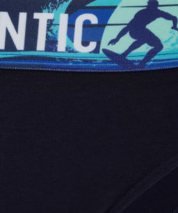 3MP-144 Трусы спорт Print Elastic - набор 3 шт. темно-синий + темно-голубой + голубой - Atlantic фото 11