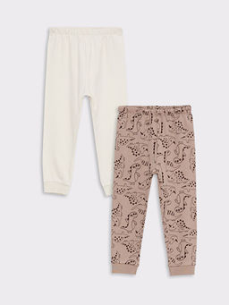 Beli Lastikli Erkek Bebek Pijama Alt 2li