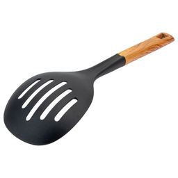 Шумовка из нейлона FORESTA,34*10,5см пласт. ручка/дизайн под дерево арт. 006462