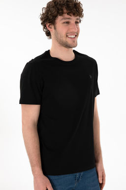 Erkek Regular Fit Bisiklet Yaka Siyah Basic Ti__rt Sepette S_rpriz _ndirim - U.s. polo assn фото 4