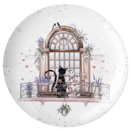 НАБОР ПОСУДЫ ОБЕДЕННЫЙ LEFARD ЛАВАНДОВЫЕ КОТЫ НА 4 ПЕР. 16 ПР. (КОР=2НАБ.)  фото 5