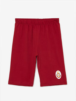 Beli Lastikli Galatasaray Bask?l? Erkek ?ocuk Pijama ?ort 2li - Waikiki фото 2