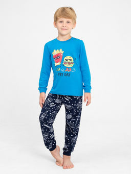 CRB wear/CWKB 50135-42 Комплект для мальчика (джемпер, брюки),синий/Ex.Cherubino  фото 2