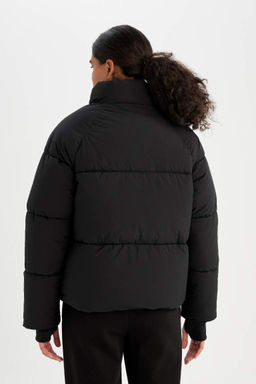 Водонепроницаемая куртка-пуховик с воротником-стойкой DeFactoFit  фото 8