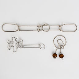 Металлические головоломки Пиглэ, 3 штуки - Puzzle фото 4