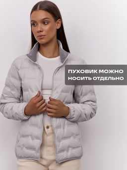 T3438-4 Куртка зимняя женская 3в1 - Strobbs фото 20