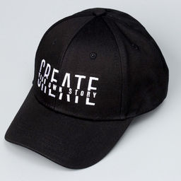 Кепка детская Create, чёрная, р-р 52-54, 5-7 лет