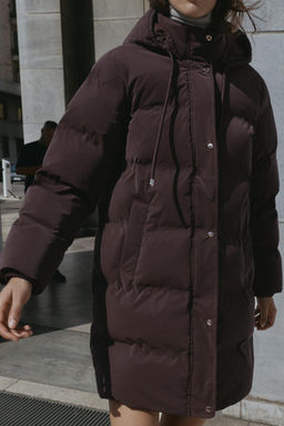 WINDPROOF RUBBERISED FABRIC MID-LENGTH ANORAK - Zara фото 2