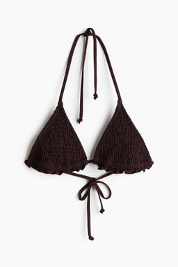 Top de bikini triangular con relleno