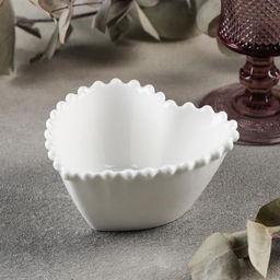 Соусник Magistro Сердце, 260 мл, d=11.5, фарфор, белый