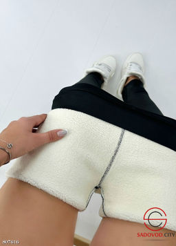 Матовые легинсы-пропитка, с мехом - Bruno фото 15