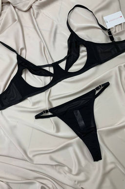 0-2357 ЧЕРНЫЙ КОМПЛЕКТ БЕЛЬЯ - Karolina фото 4