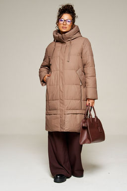 Пальто Beautiful Free 8022 какао