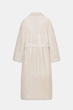 QUILTED LEATHER COAT ZW COLLECTION LIMITED EDITION - Zara фото 21