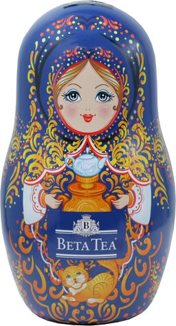 BETA TEA. Матрешка (в ассортименте) 30 гр. жест.банка