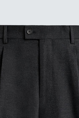 REGULAR FIT PLEATED TROUSERS - Zara фото 17