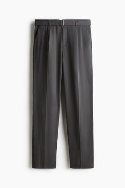 Pantal?n de sarga con cintur?n Regular Fit - H&m фото 2