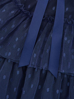 Платье для девочки нарядное детское праздничное	 UD 7360 синий - Mini maxi фото 4