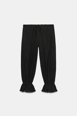 PANTAL?N BOMBACHO R?STICO / Negro - Zara фото 5