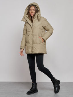 Зимняя женская куртка молодежная с капюшоном 52301SK - Holdluck фото 8