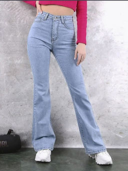 Джинсы клеш