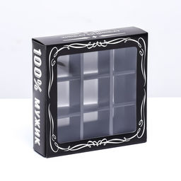 Коробка для 9 конфет с обечайкой, Настоящий мужчина 13.8?13.8?3.8 см