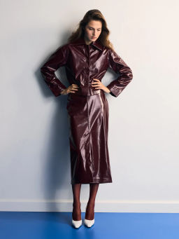 Жакет из искусственной кожи / Zarina