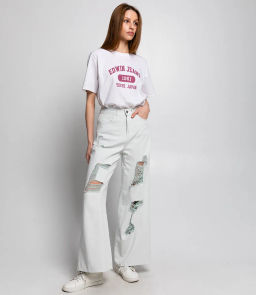 Джинсы #КТ7065, ментоловый