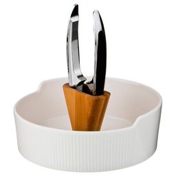 НАБОР ДЛЯ КОЛКИ ОРЕХОВ NATIVE 2ПР.: БЛЮДО + ЩИПЦЫ ДЛЯ ОРЕХОВ Д=18,5 СМ. В=7 СМ - Lefard фото 3