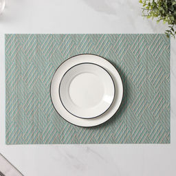 Набор салфеток сервировочных Доляна Энн, 4 шт, 3045 см, цвет серо-голубой  фото 6