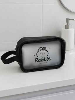 Косметичка "Rabbit", black (14х20х9,5 см)